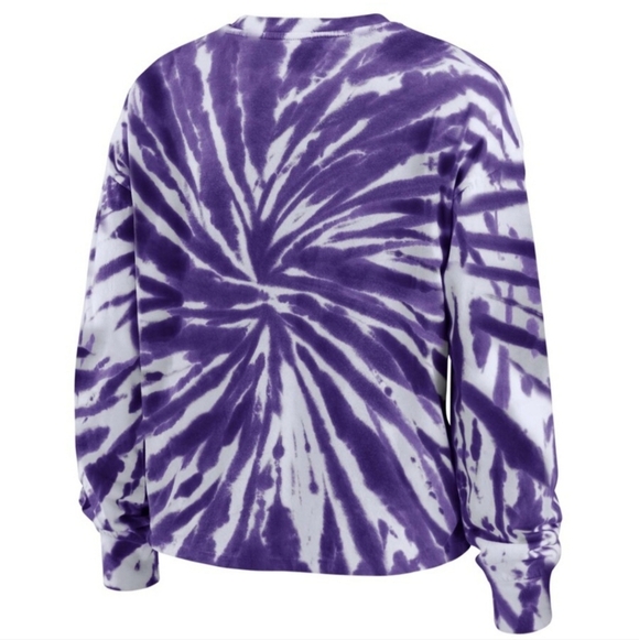Washington Huskies Women's Large Erin Andrews Tie-Dye Long Sleeve NWT - Picture 2 of 3